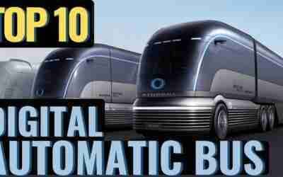 Top Ten Digital Buses Technologies | Top Ten Fully Automatic Buses in the World | #technology