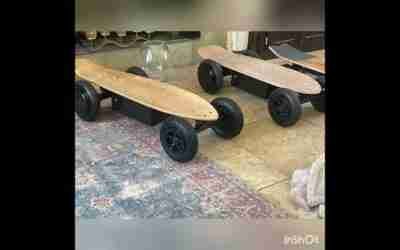 electric skateboards from hoverboards 8” wheels 35Lbs esk8 build