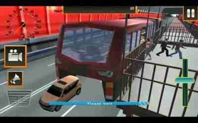 Elevated Transit Bus Sim Futuristic Chinese Bus Driving 3D gameplay