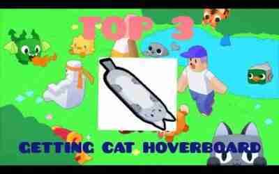 TOP 3 Youtuber Getting CAT HOVERBOARD!! Pet Simulator X