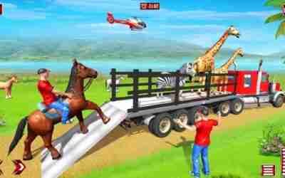 Drive animal cargo truck and transport different wild animals to given locations ????