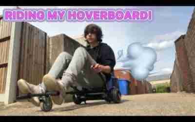 RIDING MY HOVERBOARD!