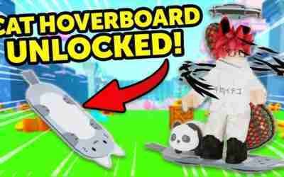 Unlocking the CAT HOVERBOARD in Pet Simulator X (Roblox)