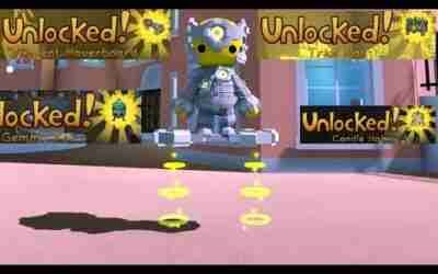 4 Scrolls, 4 Crystal cave artifacts, Presents 91-100/ Hover board unlock – WOBBLY LIFE