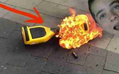 HOVERBOARDS ON FIRE!!