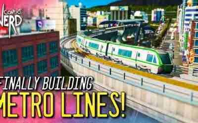 Expanding DOWNTOWN with ELEVATED METRO LINES — Cities: Skylines – Airports (#19)