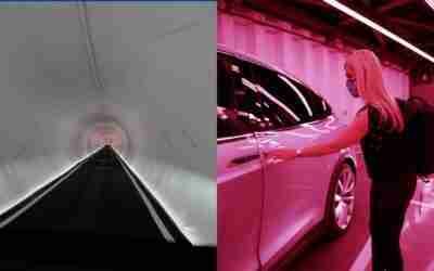 My first ride in the Boring Tunnel Loop in Las Vegas