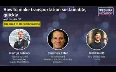 Webinar Wednesday | project44 |The road to Decarbonization
