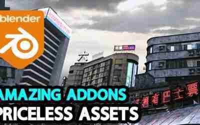 Blender Addons with Great 3D assets #2