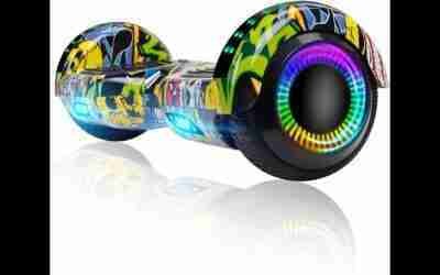 Self Balancing Hoverboards with Bluetooth and Flashing LED Lights, Hover Board for Kids Teenagers