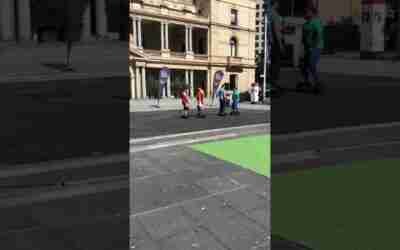Dancing on hoverboards to Backstreet Boys, Shaun Parker and Company