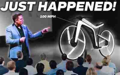 JUST IN! Elon Musk UNVEILED Tesla E-Bike!