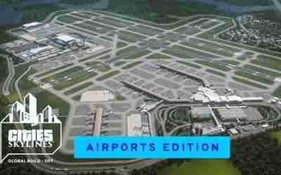 The Airport with Crossed Runways (Showcase) | Cities: Skylines Global Build-Off – Airports Edition