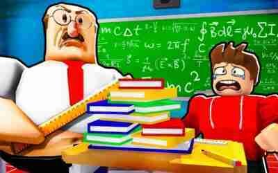 CHOP COMPLETED THE GREAT SCHOOL BREAKOUT FROM SCARY TEACHER IN ROBLOX