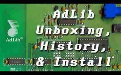 LGR – AdLib Sound Card – Part 1: Unboxing, History, & Installing