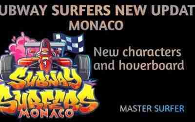 subway surfers | April 25th update monaco new characters and hoverboards | MASTER SURFER