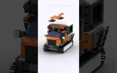 LEGO MOC Vehicle:  Arctic Exploration Vehicle Building Animation #shorts #legomoc #afol