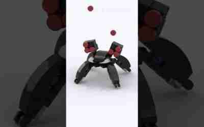 LEGO MOC Mech:  Spider Villain Mech Building Animation #shorts #legomoc #afol