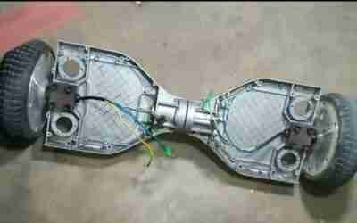 Turning old hoverboard into powerful Ebike