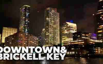 Miami LIVE Exploring Downtown & Brickell Key on Thursday Evening (April 21, 2022)