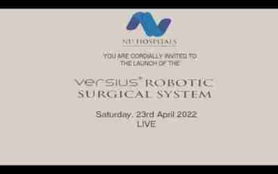 NU Hospitals | Versius Robotic Surgical System | Launch | LIVE