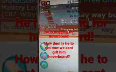 he thinks we can gift hoverboards