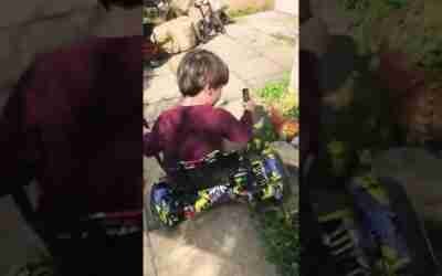 Go kart and hoverboard
