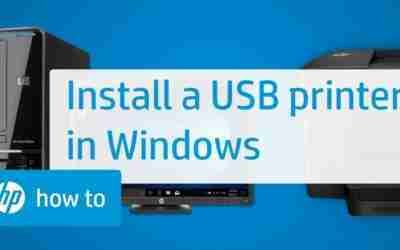 Installing an HP Printer in Windows Using a USB Cable | HP Printers | @HPSupport