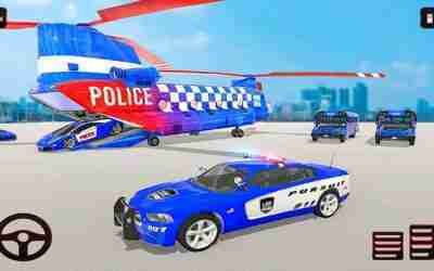 Police Car Transport Truck Helicopter: Police Car Mode – Android iOS Gameplay