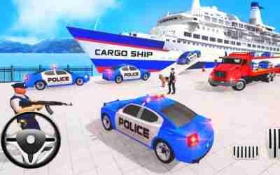 US Police Car Transport Truck – Police Car Transport – Android Gameplay