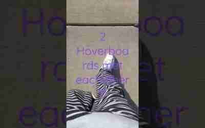 2 Hoverboards Outside | #shorts