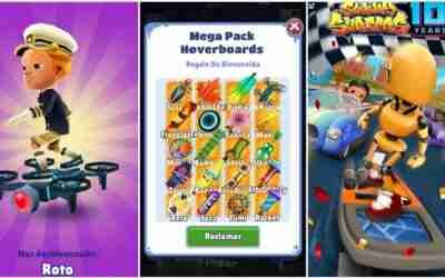 Mega pack Hoverboards Subway Surfers 2022