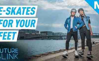 These E-SKATES Are MINI HOVERBOARDS For Your Feet | Future Blink