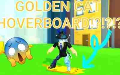 showcasing ALL THE HOVERBOARDS in pet simulator z including the *GOLDEN CAT HOVERBOARD*