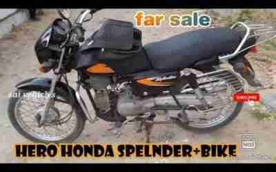 #hero honda spelnder+bike 2002 far sale Telugu 7095694195 woner nember
