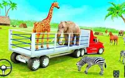 Animal Transporter Truck | Wild Animal Truck Transporter Game