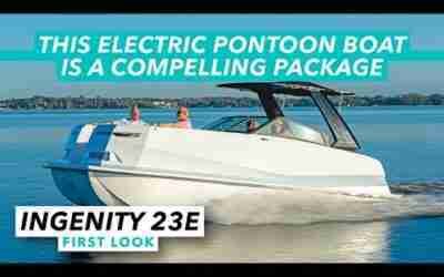 This electric pontoon boat is a compelling package | Ingenity 23E first look | Motor Boat & Yachting