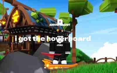 i got the hoverboard in roblox bedwars
