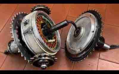 MOTOR DE HOVERBOARD DENTRO DE UM DIFERENCIAL CASEIRO, DIY, INVENTOS E IDEIAS