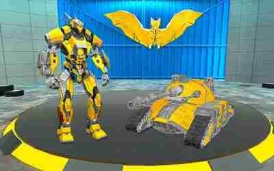 Multi Robot Tank Transform Bat: Yellow Super Robot – Android iOS Gameplay