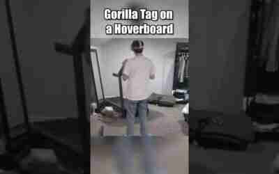 Gorilla Tag on a Hoverboard