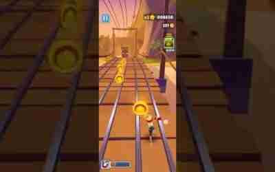 subway surfers Game play shorts video |#gaming #shorts |?160(3)
