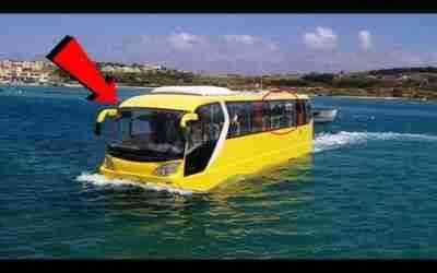 दुनिया की पहली पानी पर चलने वाली Bus ? | #shorts