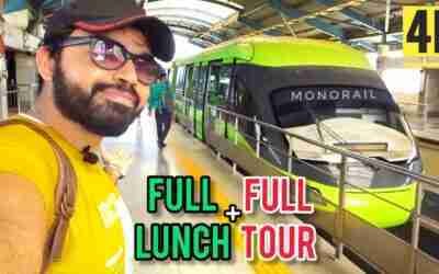 Mumbai Monorail FULL LUNCH + FULL TOUR 4K Video 2022 | NEW Vlog