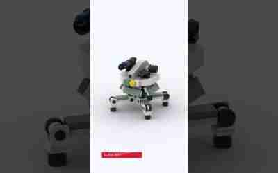 LEGO MOC Mech: Antlion Mobile Weapons Platform Mech Robot Building Animation #shorts #legomech