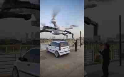 Can future drone lift the car you drive ? #shorts