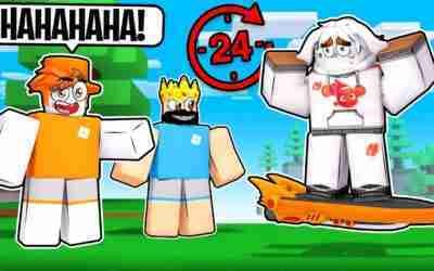 Devs TRAPPED Me On HOVERBOARD For 24 Hours… (Roblox Bedwars)