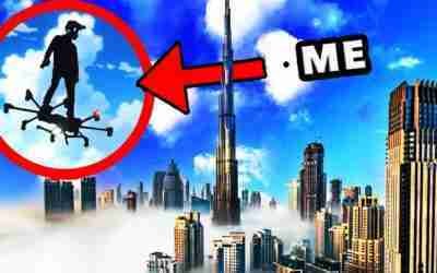 I FLEW ‘In Da Getto’ ON my REAL life FLYING HOVERBOARD Drone with J Balvin & Skrillex *BAD IDEA