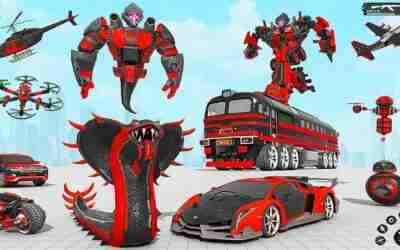 Flying Snake Car Robot Transformation: Robot Multiple Transform Battle Game – Android iOS Gameplay