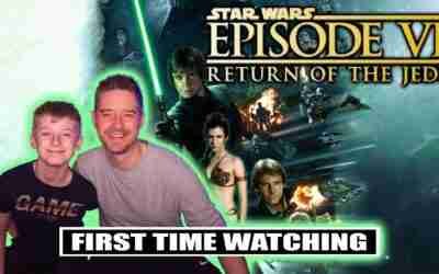 Star Wars: Return Of The Jedi (13 Year Old Son's First Time Watching REACTION)